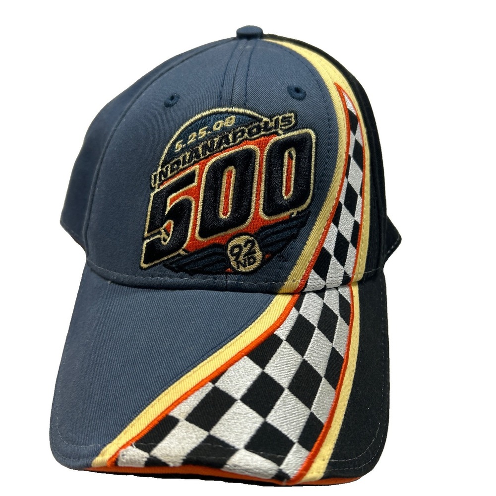 2008 Indianapolis 500 Event Collector Hat Grey Brickyard Authentics Indy 500